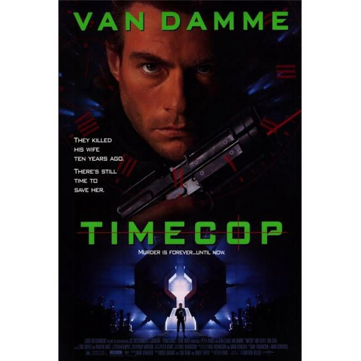 Timecop Movie Poster Print - Classic Sci-Fi Art in 27x40