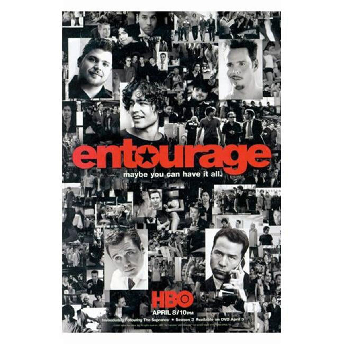 Entourage Movie Poster Style J 11x17 inches