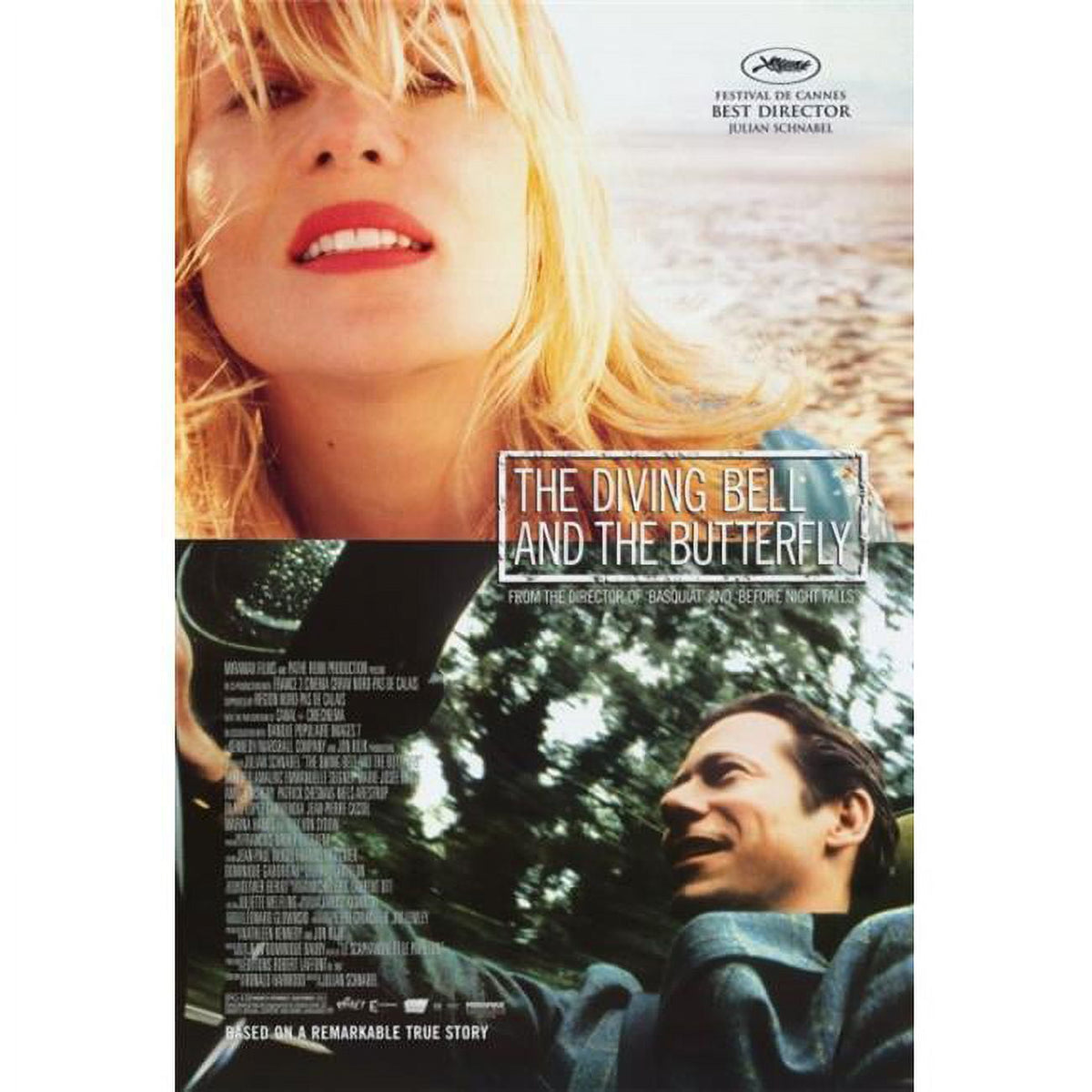 Diving Bell and the Butterfly Movie Poster Print 27x40