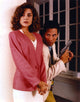 Mitzi Kapture stylish photo print in pink coat