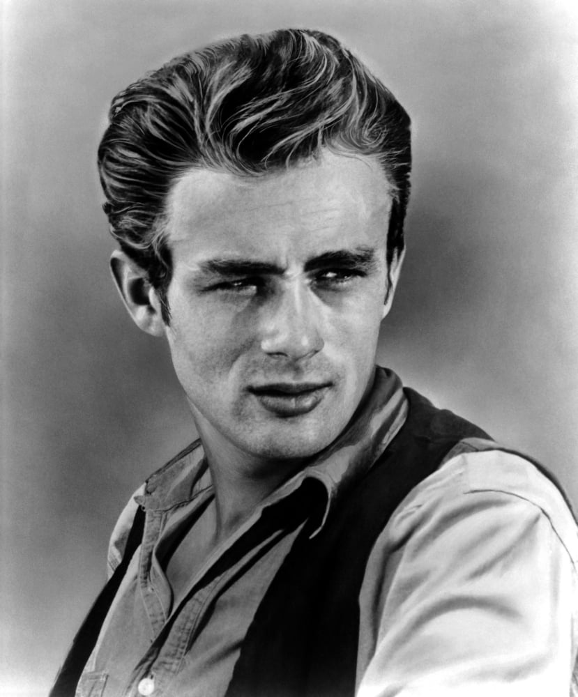 Giant James Dean 1956 Photo Poster Print showcasing iconic Hollywood style.