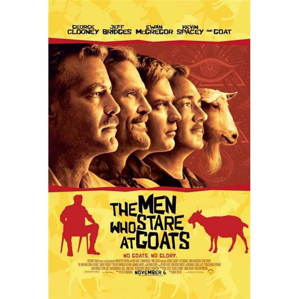The Men Who Stare at Goats Movie Poster Print 27x40