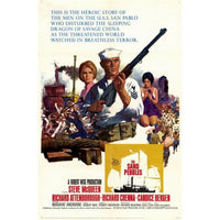 The Sand Pebbles movie poster print, vintage classic film art.