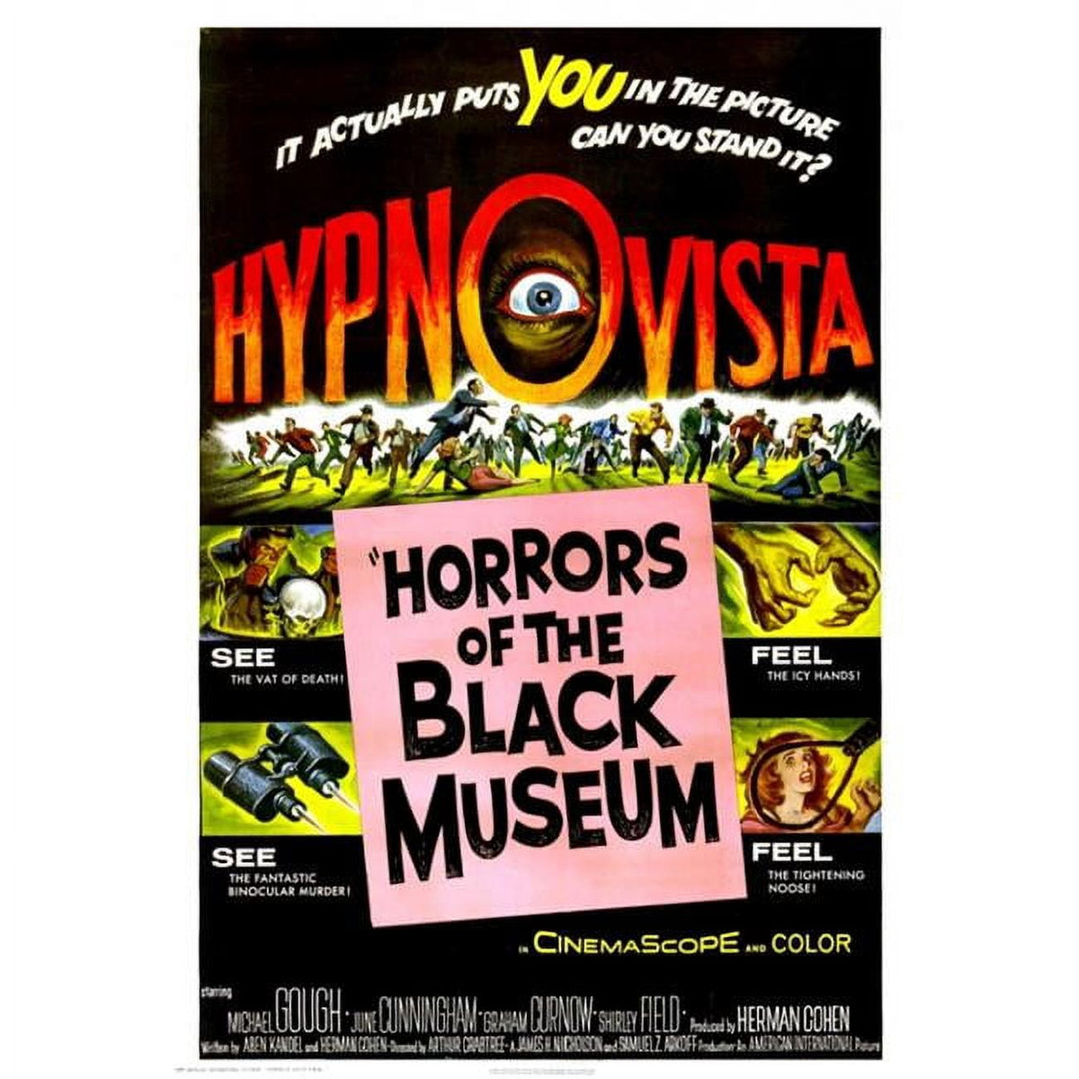 Horrors of the Black Museum movie poster print 27x40
