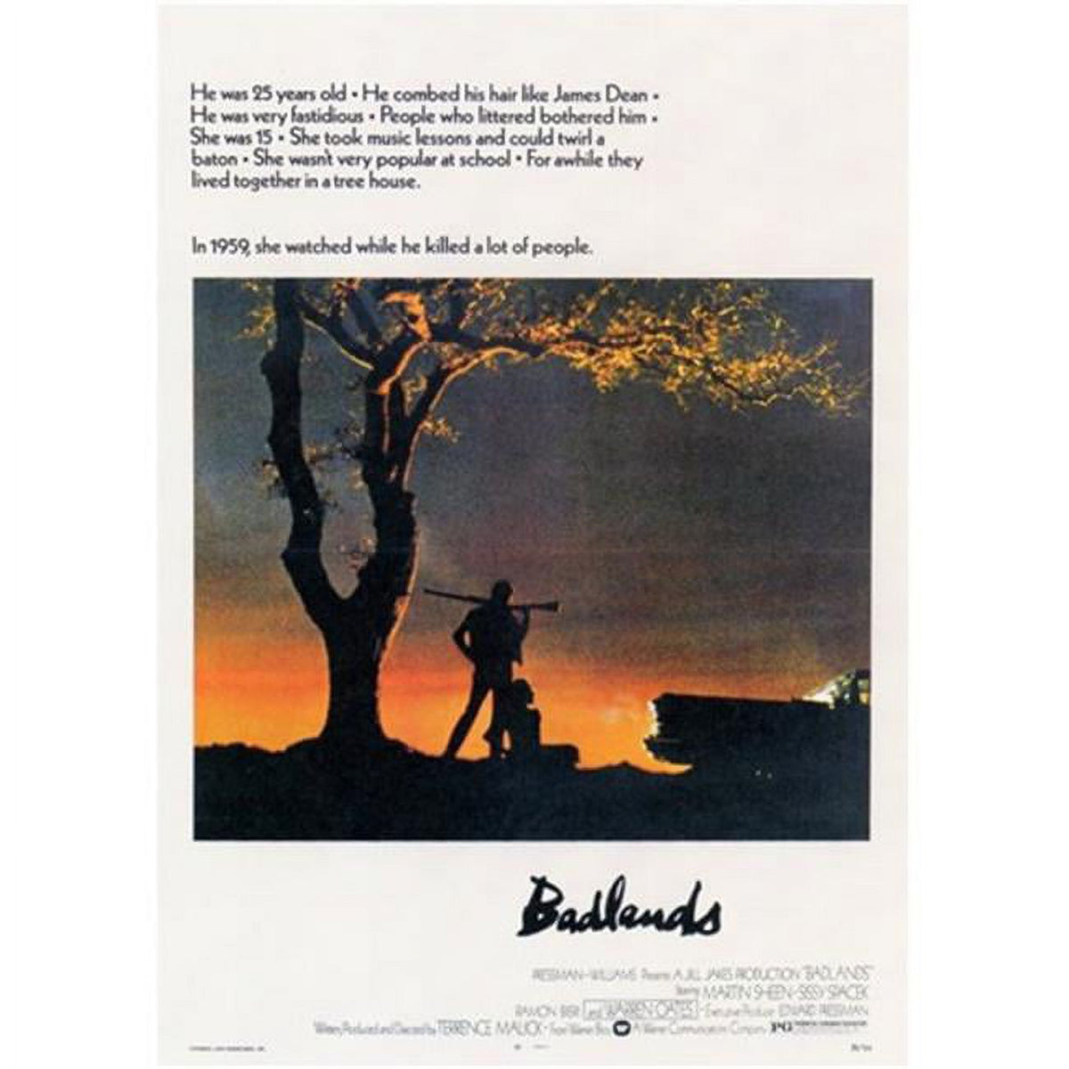 Badlands Movie Poster - 11x17 Print