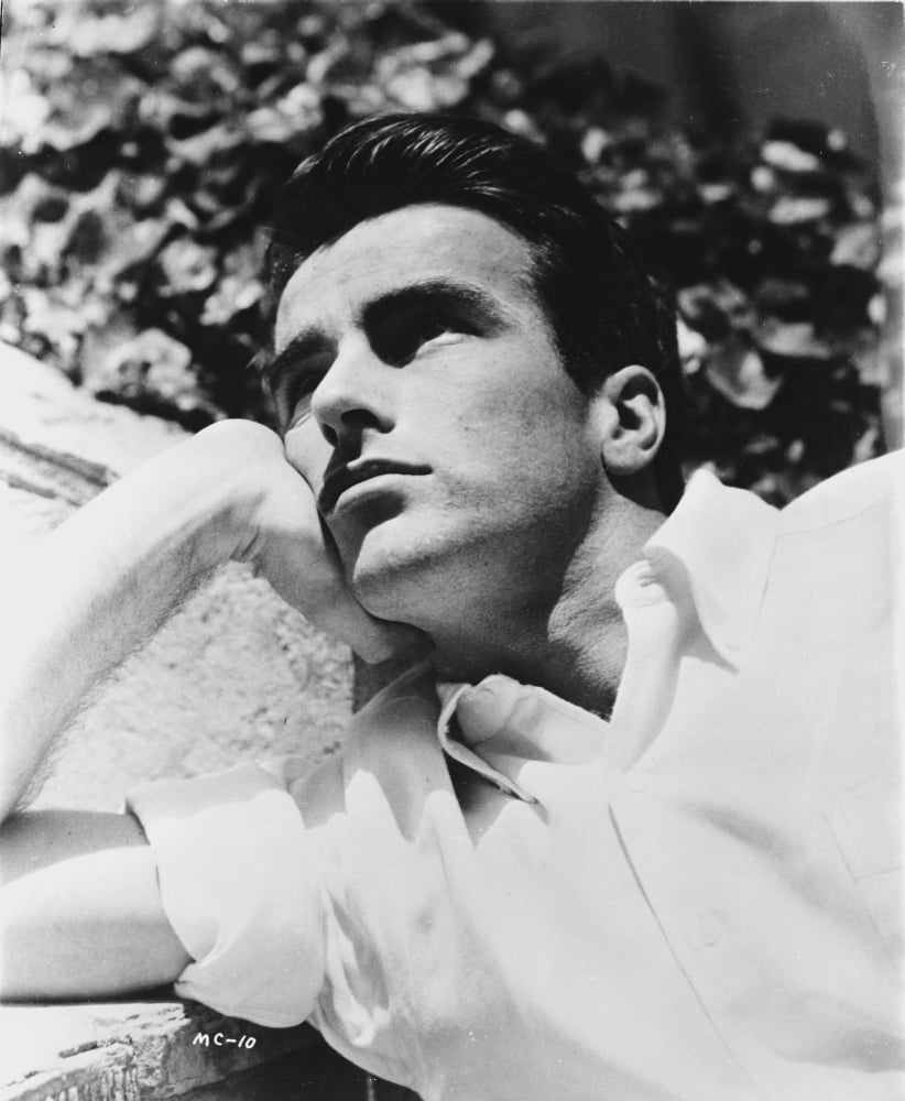Montgomery Clift classic photo print showcasing a Hollywood icon.