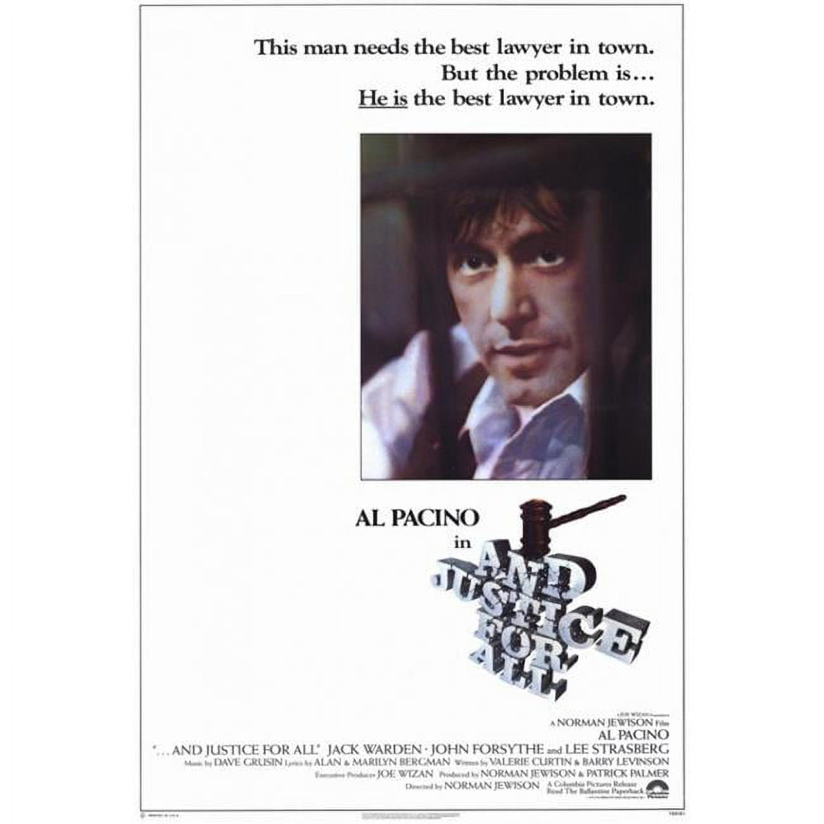 And Justice for All Movie Poster Print 27x40