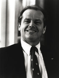 Jack Nicholson smiling photo print showcasing his iconic grin.