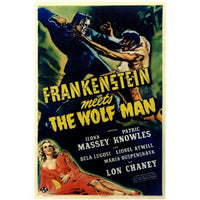 Frankenstein Meets the Wolfman Movie Poster 11x17