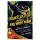 Frankenstein Meets the Wolfman Movie Poster 11x17