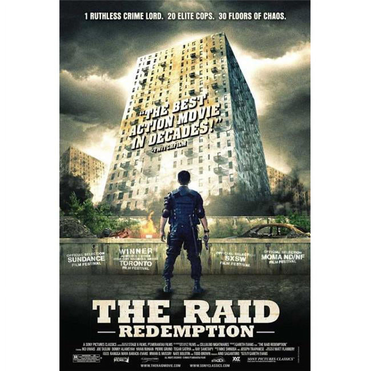 The Raid Movie Poster Print 27x40 - Premium Quality