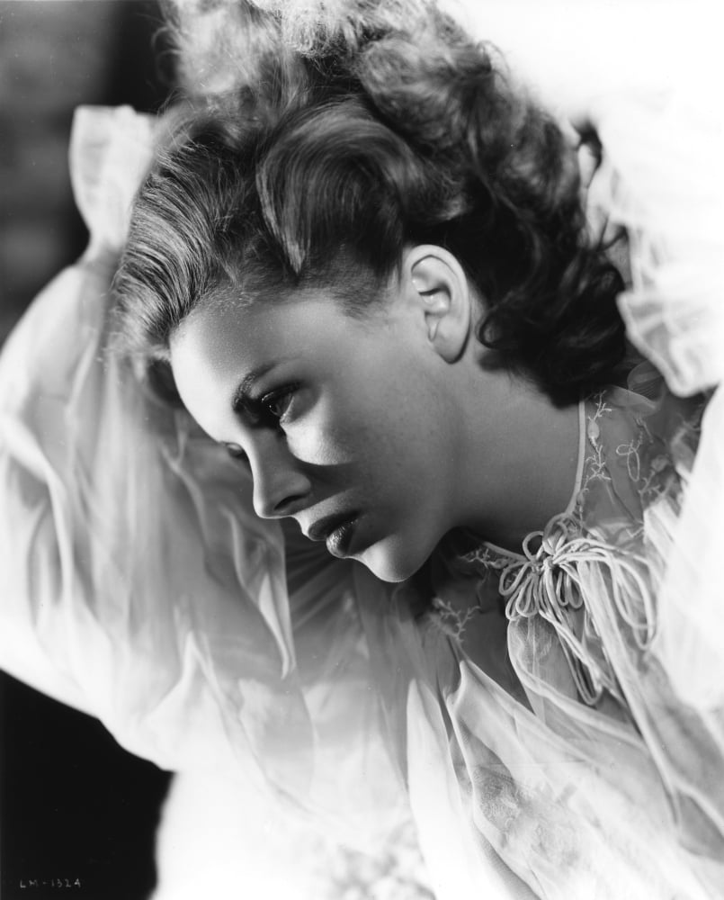 Classic portrait photo print of Judy Garland, available in multiple sizes.