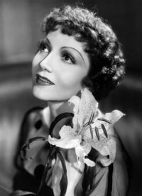 Claudette Colbert portrait photo print from Paramount Pictures, 1935.