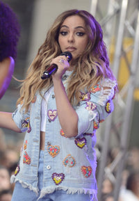 Jade Thirlwall performing at NBC Today Show concert with Little Mix, photo by Derek Storm.
