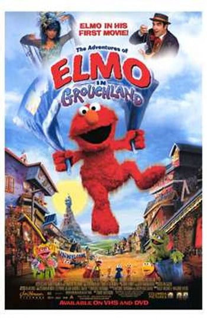 Elmo in Grouchland Movie Poster 11x17 - vibrant kids decor