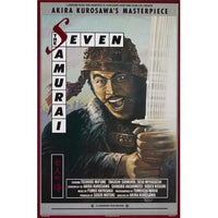 Seven Samurai Movie Poster Print - 27x40 size, vibrant colors, cinematic art