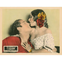 The Loves of Carmen movie lobby card print featuring Dolores Del Rio and Victor McLaglen.