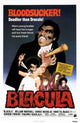 Blacula Movie Masterprint Poster from 1972 featuring iconic horror imagery, size 11x17.