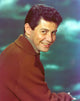 Eddie Fisher wearing a brown sweater portrait photo print, available in multiple sizes.