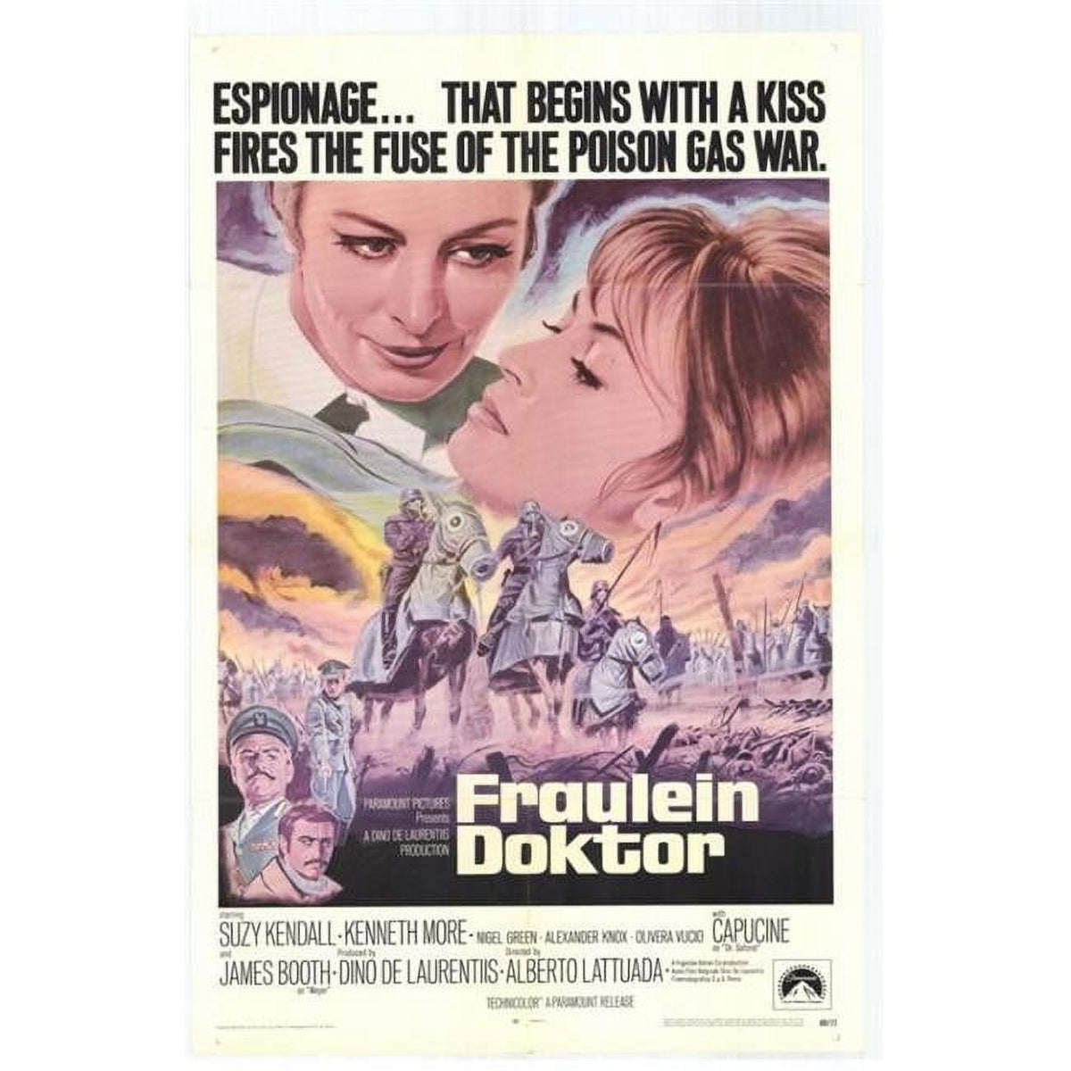 Fraulein Doktor Movie Poster Print 27x40 showcasing classic cinema art.