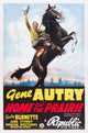 Home On The Prairie movie poster masterprint featuring Gene Autry, 11x17.
