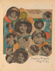 Lily Elsie Portrait Montage Vintage Poster Print (1910)