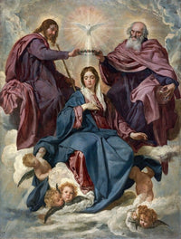 La Coronación De La Virgen poster print by Diego Velázquez, 18 x 24
