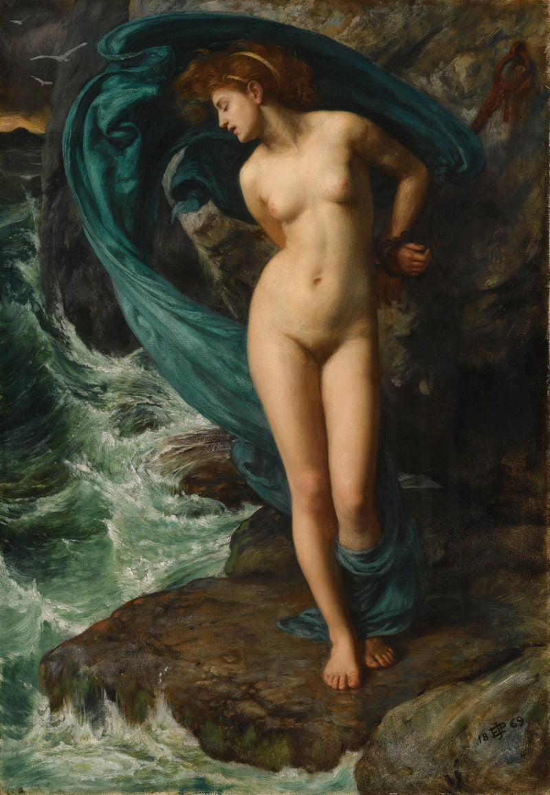 Andromeda fine art poster print by Edward John Poynter showcasing vibrant colors and exquisite details.