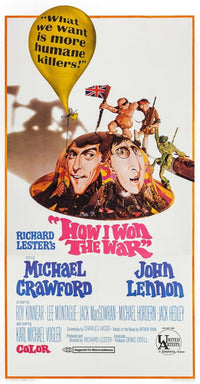 How I Won The War movie poster print featuring Michael Crawford and John Lennon, 1967.