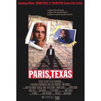Paris, Texas movie poster print showcasing a classic film scene.