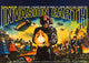 Daleks' Invasion Earth: 2150 A.D. movie poster print featuring iconic sci-fi imagery.