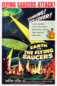 Earth Vs. The Flying Saucers 1956 Movie Masterprint Poster