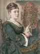 The Peacock Fan art print by Edward John Poynter showcasing vibrant colors and intricate details.