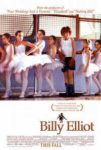 Billy Elliot Movie Poster Print featuring dance and resilience theme.