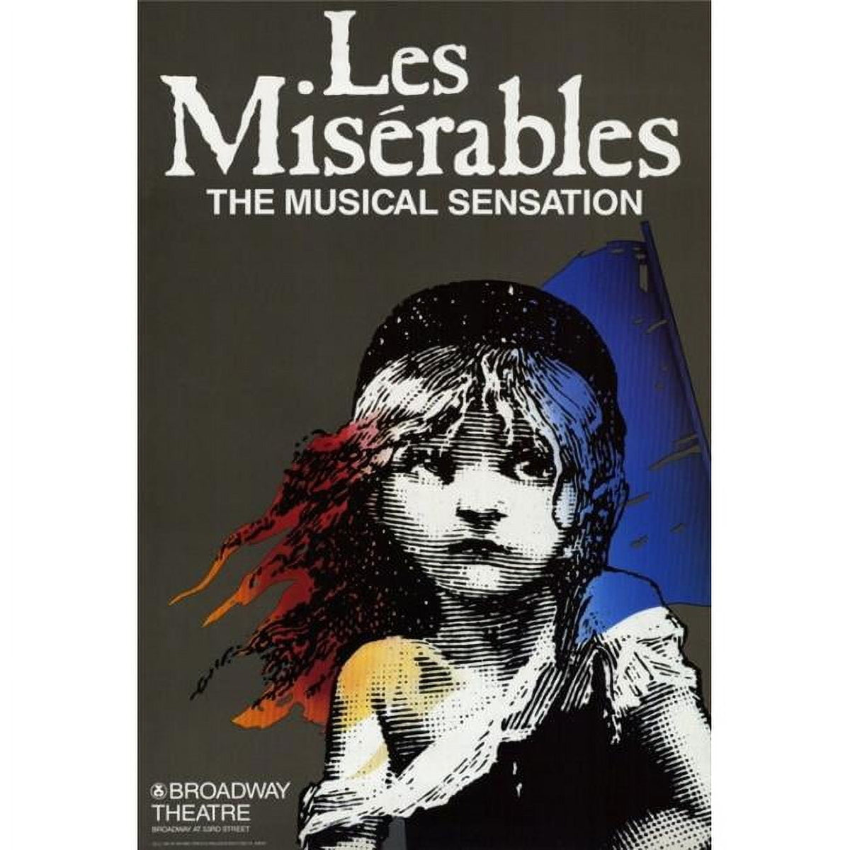 Les Miserables Broadway Movie Poster Print 27x40