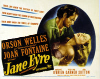 Jane Eyre Movie Masterprint Poster featuring Orson Welles and Joan Fontaine, 1944.