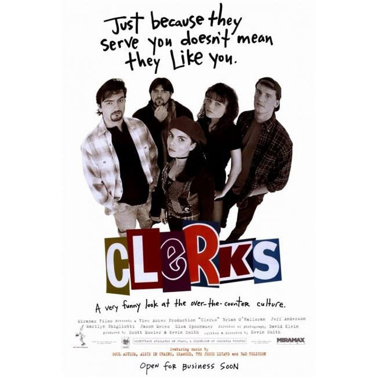 Clerks Movie Poster Print in 27x40 size