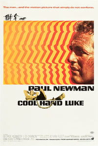Cool Hand Luke Movie Poster featuring Paul Newman from the 1967 film.