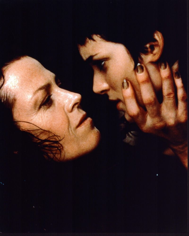 Sigourney Weaver and Winona Ryder close-up photo print from Alien: Resurrection
