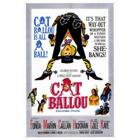 Cat Ballou Movie Poster Print 27x40 - Classic Cinema Art
