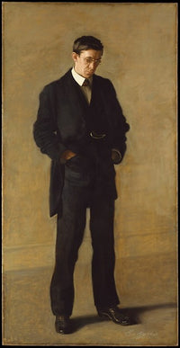 The Thinker: Portrait of Louis N. Kenton art print by Thomas Eakins, 8x10.