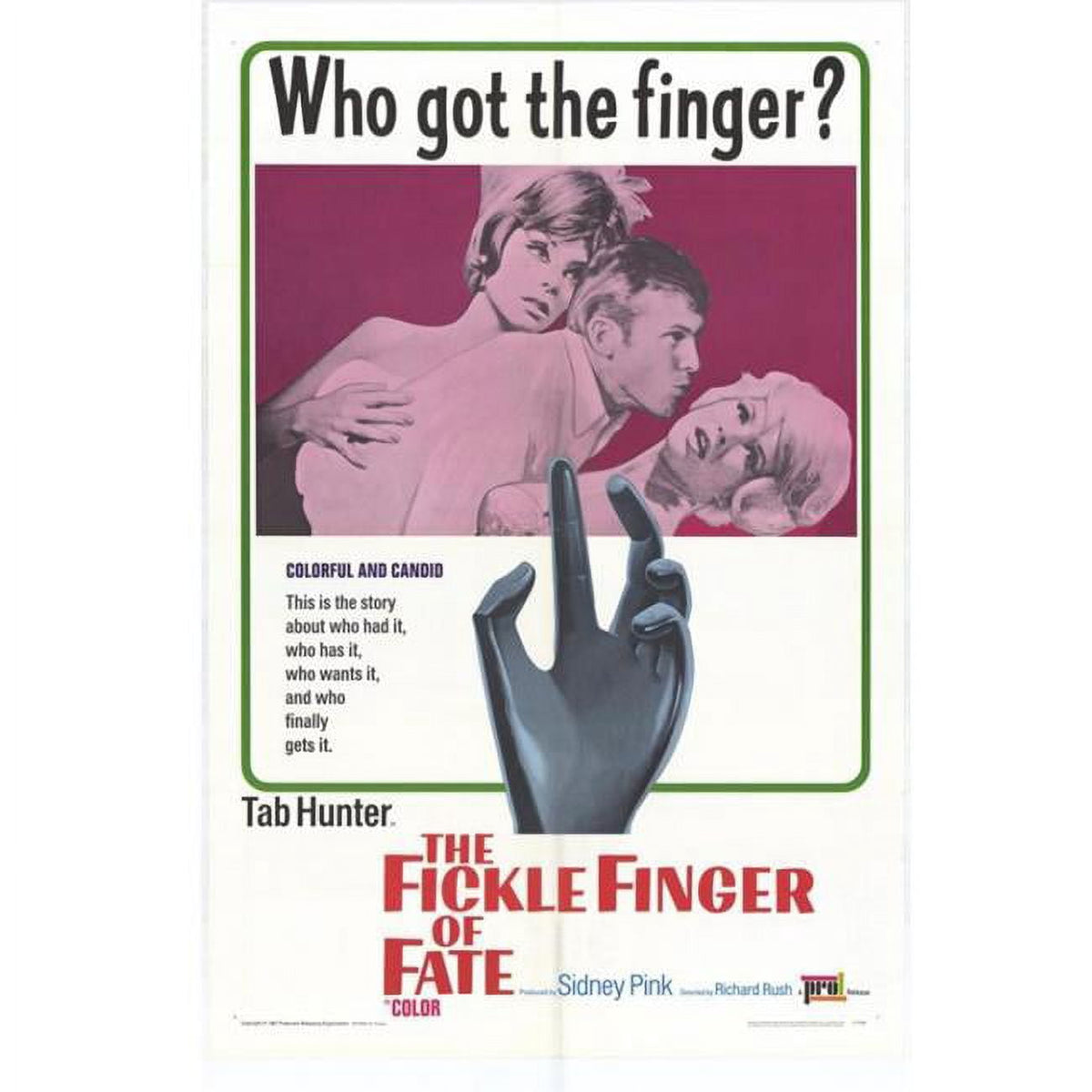 Fickle Finger of Fate Movie Poster Print - 27 x 40