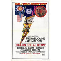 Billion Dollar Brain Movie Poster Print 27x40