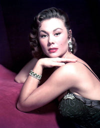 Mitzi Gaynor Crown Broche Photo Print - Vintage Hollywood Glamour