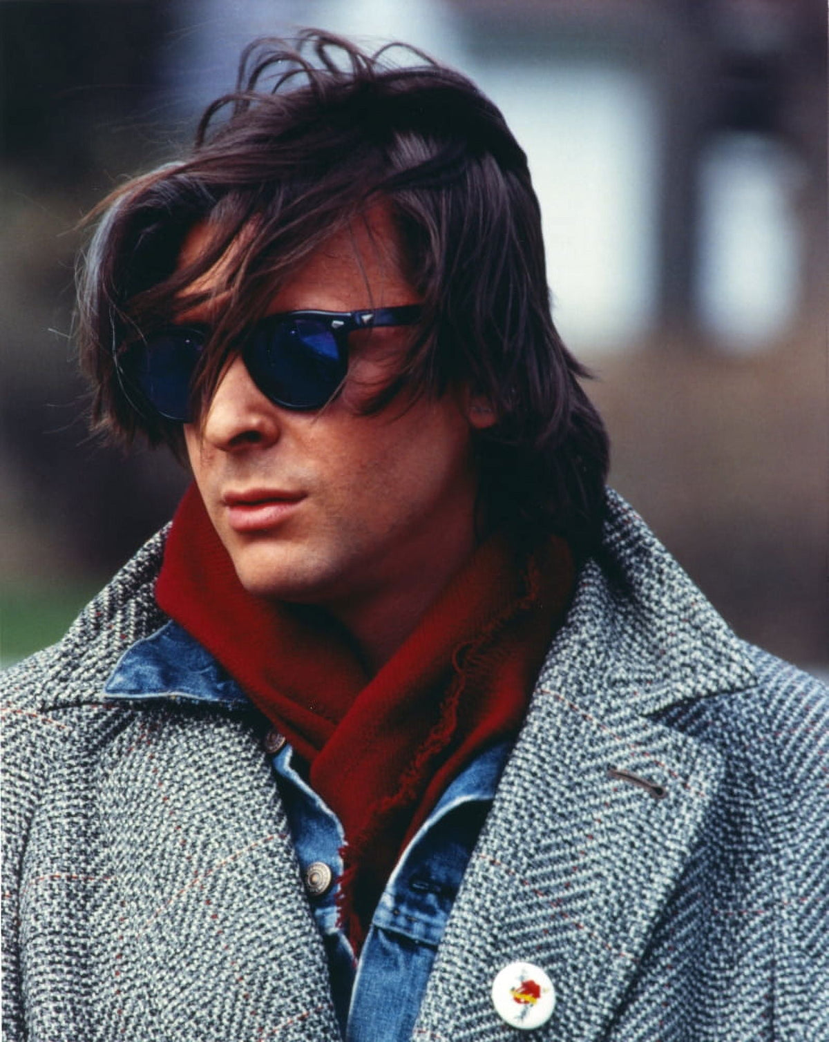 Judd Nelson portrait photo print wearing a sweater jacket and glasses