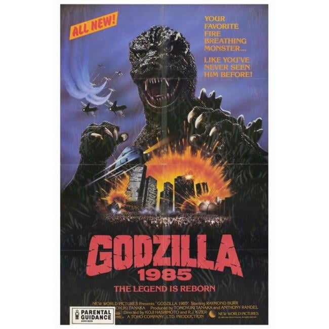 Godzilla 1985 Movie Poster Print - 27x40 inches