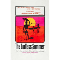 The Endless Summer Movie Poster in 11x17 size featuring vibrant ocean and surfing imagery.