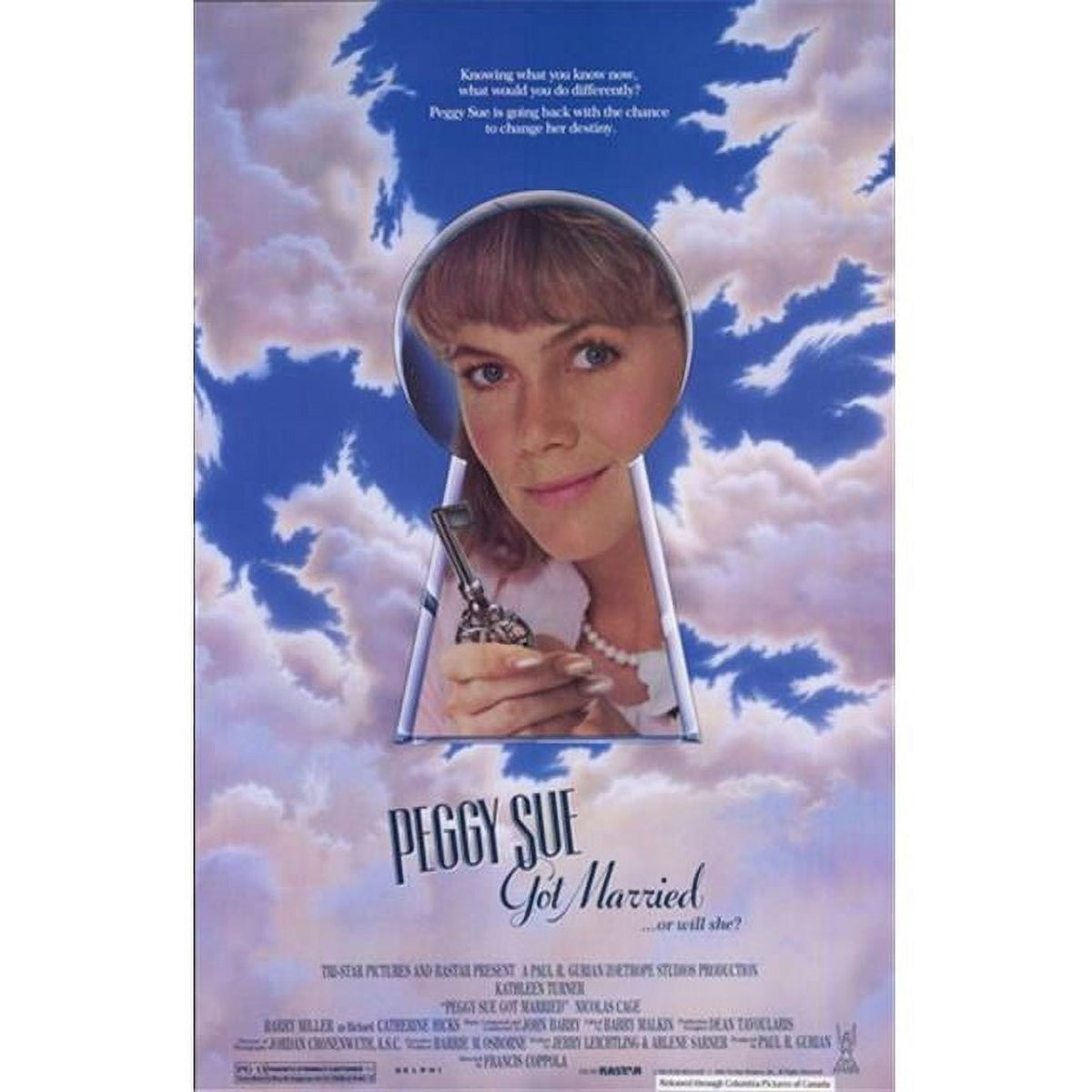 Peggy Sue Got Married Movie Poster in 11x17 size