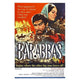 Barabbas movie poster featuring Anthony Quinn and Silvana Mangano, 1962 film art print.