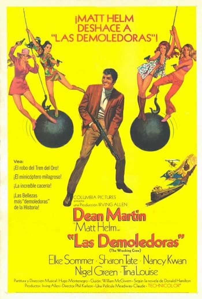 The Wrecking Crew Movie Poster 11x17 - Classic Film Art